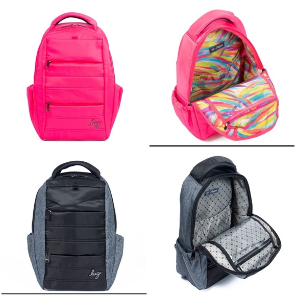 Lug Hopper Backpack NWT Heather Grey - Picture 5 of 9